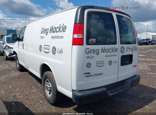 1GTW7AFP4M1155912 2021 GMC SAVANA CARGO White Rear left