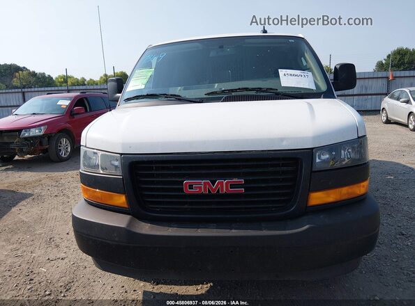 1GTW7AFP5S1127713 2025 GMC SAVANA CARGO White Widok wnętrza z tyłu