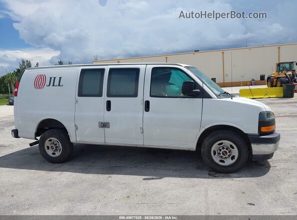 1GTW7AFP9N1156376 2022 GMC SAVANA CARGO Белый Вид задней части салона
