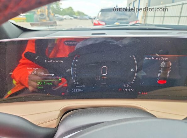 1GYFZCR49RF111674 2024 CADILLAC XT4 Gray ხელსაწყოთა პანელის ხედი