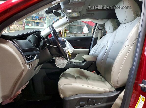 1GYFZDR40KF229009 2019 CADILLAC XT4 Burgundy Vista interior delantera