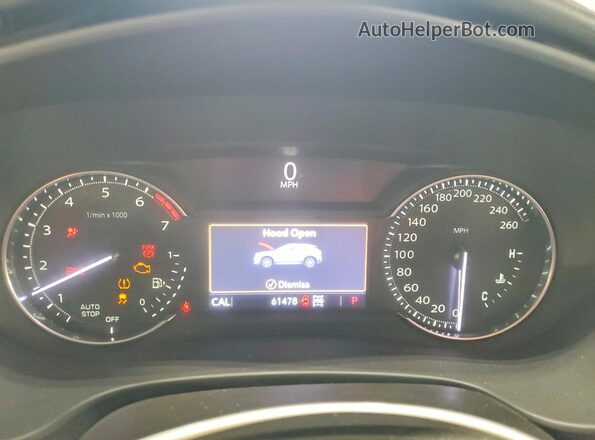 1GYFZDR40KF229009 2019 CADILLAC XT4 Burgundy Vista del cuadro de instrumentos