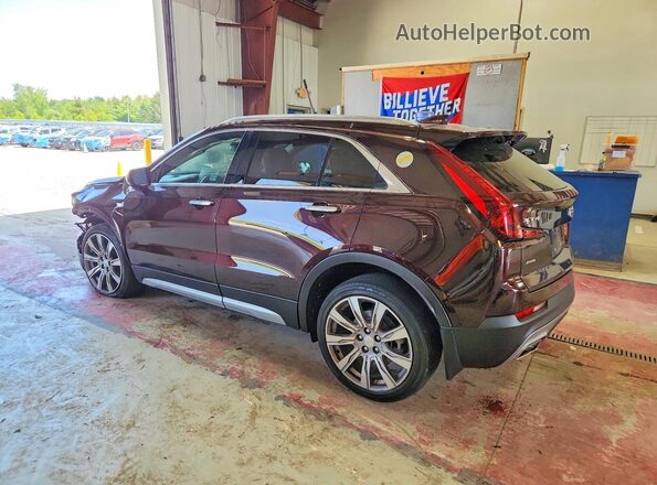 1GYFZDR40MF055834 2021 CADILLAC XT4 Burgundy Задня ліва чверть