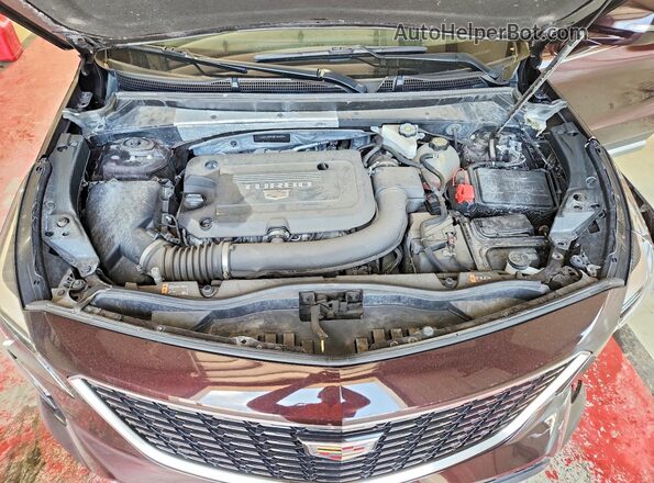 1GYFZDR40MF055834 2021 CADILLAC XT4 Burgundy Вид підкапотного простору