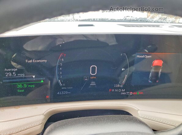1GYFZDR41RF100139 2024 CADILLAC XT4 Белый Вид щитка приборов