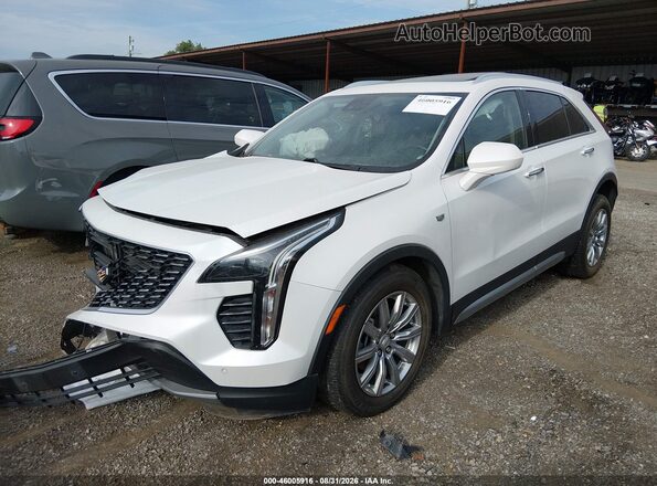 1GYFZDR44LF101583 2020 CADILLAC XT4 White წინა მარცხენა ხედი სამი მეოთხედიდან