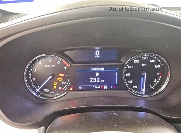 1GYFZDR45LF105142 2020 CADILLAC XT4 Белый Вид щитка приборов