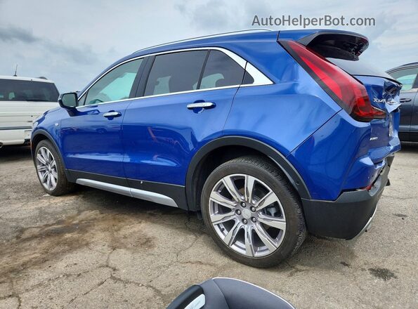 1GYFZDR46MF000028 2021 CADILLAC XT4 Синий Задняя левая четверть