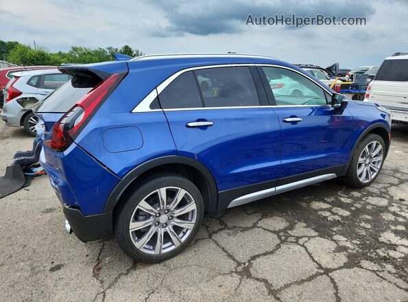 1GYFZDR46MF000028 2021 CADILLAC XT4 Синий Задняя правая четверть
