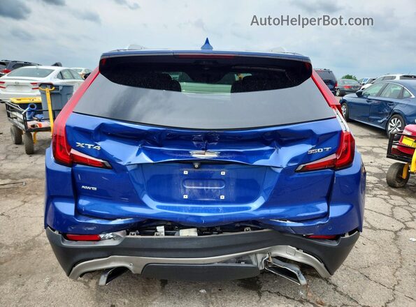 1GYFZDR46MF000028 2021 CADILLAC XT4 Синий Вид сзади