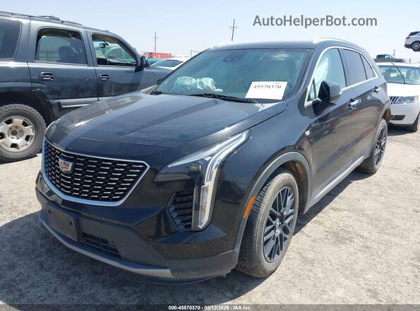 1GYFZDR49NF134646 2022 CADILLAC XT4 Black წინა მარცხენა ხედი სამი მეოთხედიდან