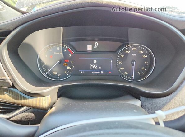 1GYFZDR4XKF117639 2019 CADILLAC XT4 Black Вид щитка приладів