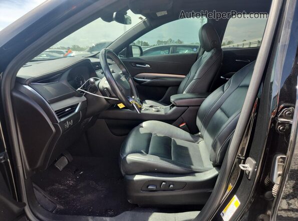 1GYFZDR4XMF077257 2021 CADILLAC XT4 Black წინა სალონის ხედი