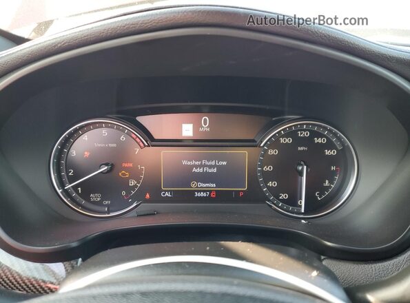 1GYFZER44MF041506 2021 CADILLAC XT4 Red ხელსაწყოთა პანელის ხედი
