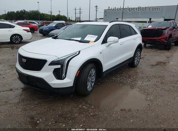 1GYFZER47NF107516 2022 CADILLAC XT4 White წინა მარცხენა ხედი სამი მეოთხედიდან