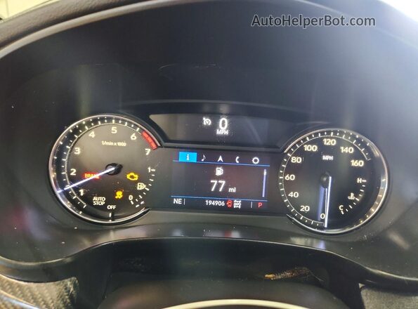 1GYFZFR43KF117686 2019 CADILLAC XT4 Gray ხელსაწყოთა პანელის ხედი