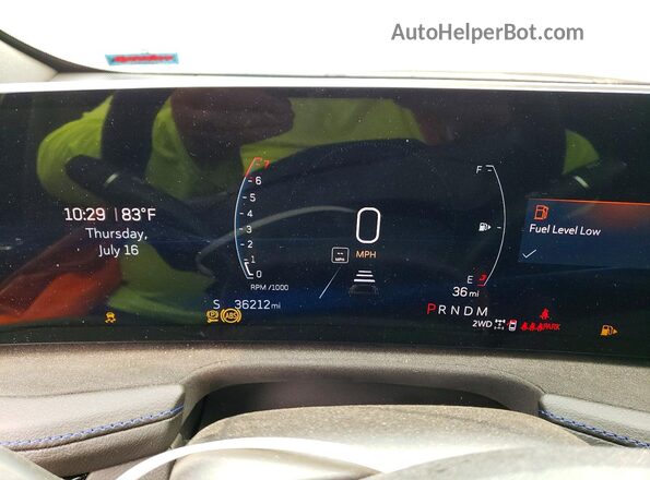 1GYFZFR43RF127015 2024 CADILLAC XT4 Black Instrument cluster view