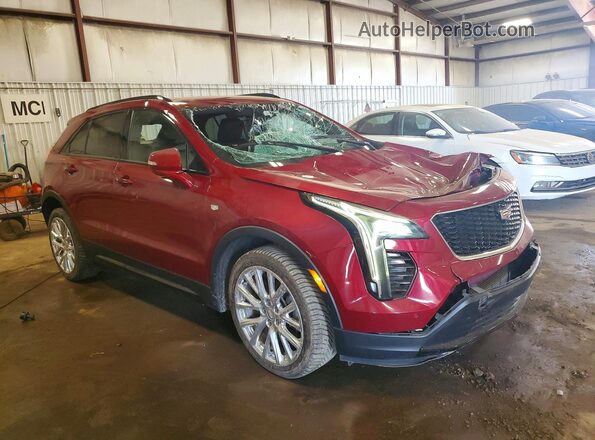1GYFZFR44LF024032 2020 CADILLAC XT4 Красный Передняя правая четверть
