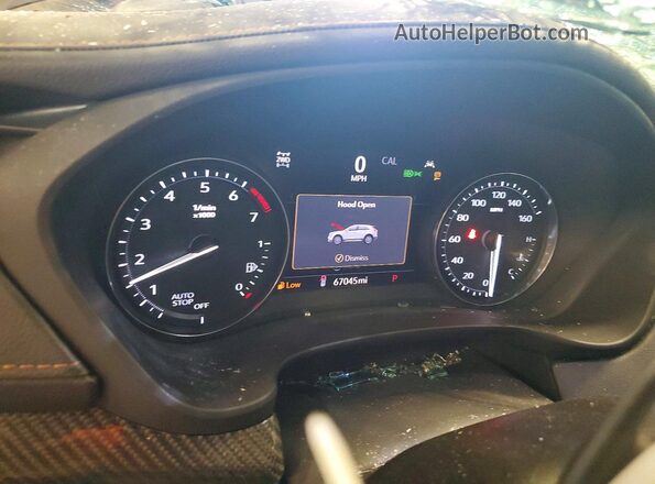 1GYFZFR44LF024032 2020 CADILLAC XT4 Красный Вид щитка приборов