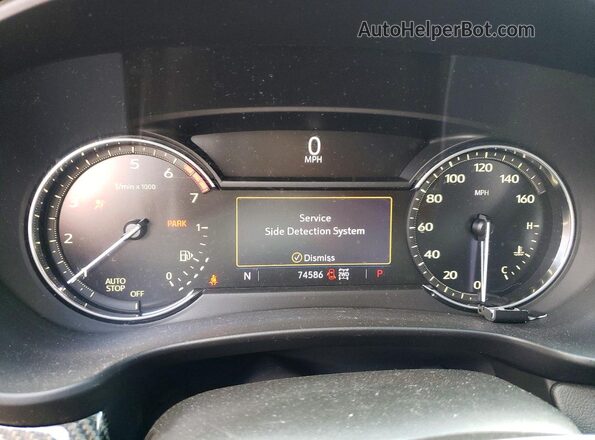 1GYFZFR45KF103689 2019 CADILLAC XT4 Orange Вид щитка приладів