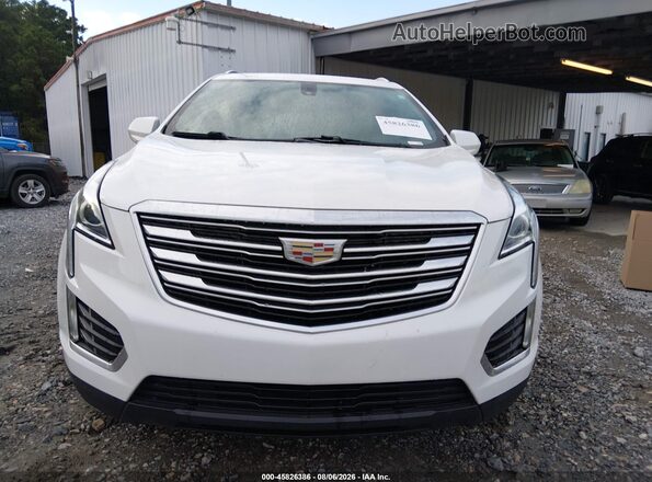 1GYKNARS2KZ112036 2019 CADILLAC XT5 White Widok zestawu wskaźników