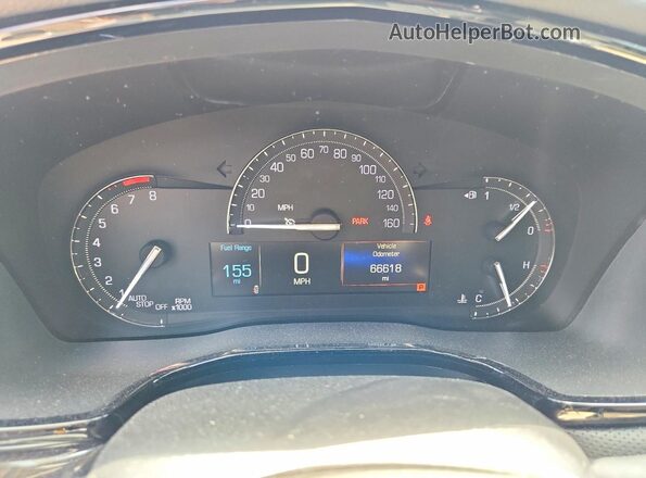 1GYKNARS4KZ148066 2019 CADILLAC XT5 Gray Սարքավորումների վահանակի տեսք
