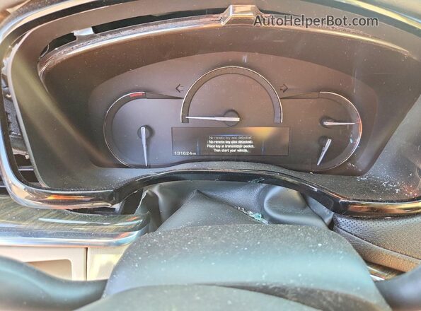 1GYKNARS9HZ232134 2017 CADILLAC XT5 Black Widok zestawu wskaźników