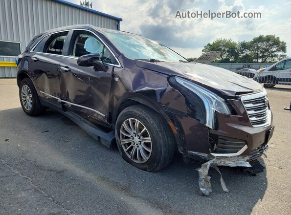 1GYKNCRS8JZ103237 2018 CADILLAC XT5 Purple Front right