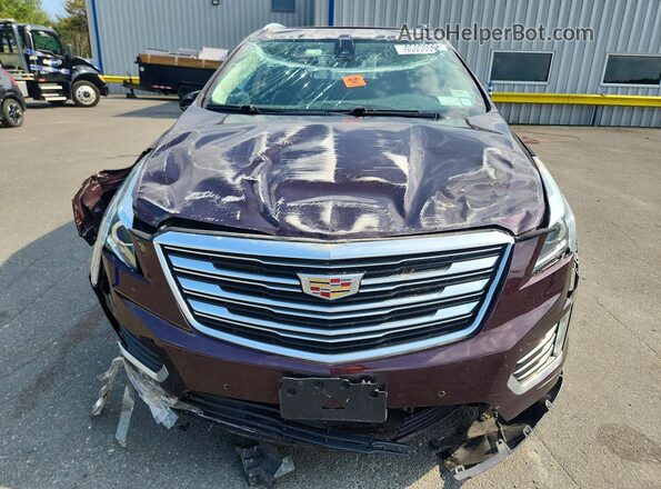 1GYKNCRS8JZ103237 2018 CADILLAC XT5 Purple Front view