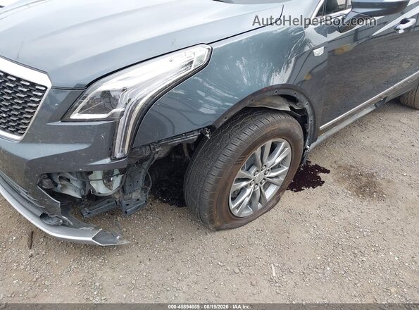 1GYKNDR40MZ150239 2021 CADILLAC XT5 Blue Դիմացի տեսք