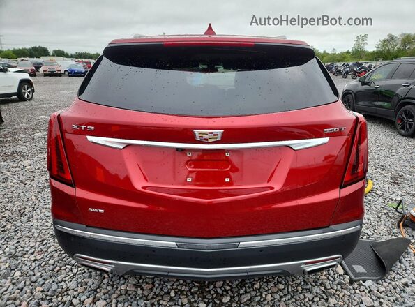 1GYKNDR46PZ113359 2023 CADILLAC XT5 Red Հետևի տեսք