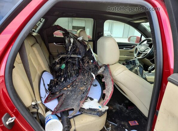 1GYKNDRS3KZ226130 2019 CADILLAC XT5 Burgundy Հետևի նստատեղերի տեսք