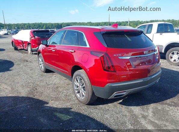 1GYKNDRS3MZ222128 2021 CADILLAC XT5 Красный Задняя левая четверть