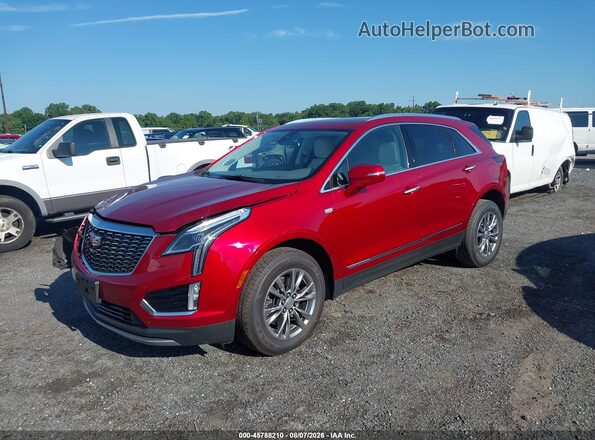 1GYKNDRS3MZ222128 2021 CADILLAC XT5 Красный Передняя левая четверть