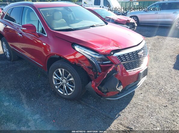 1GYKNDRS3MZ222128 2021 CADILLAC XT5 Красный Вид спереди