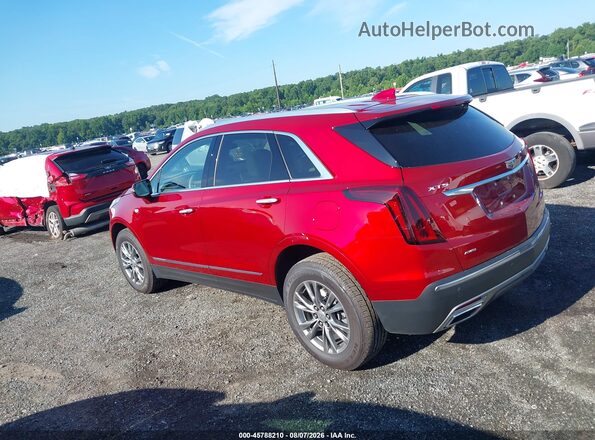 1GYKNDRS3MZ222128 2021 CADILLAC XT5 Красный Панорамный вид салона 360°
