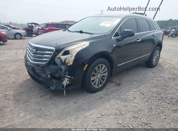 1GYKNDRS8HZ211910 2017 CADILLAC XT5 Black წინა მარცხენა ხედი სამი მეოთხედიდან
