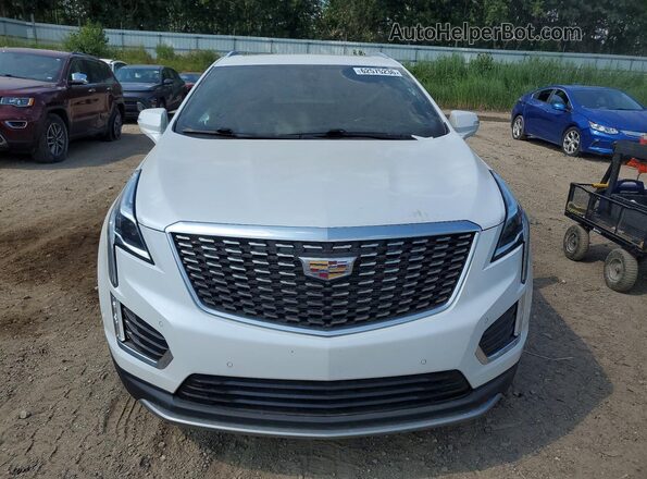 1GYKNDRS8LZ147750 2020 CADILLAC XT5 White Դիմացի տեսք