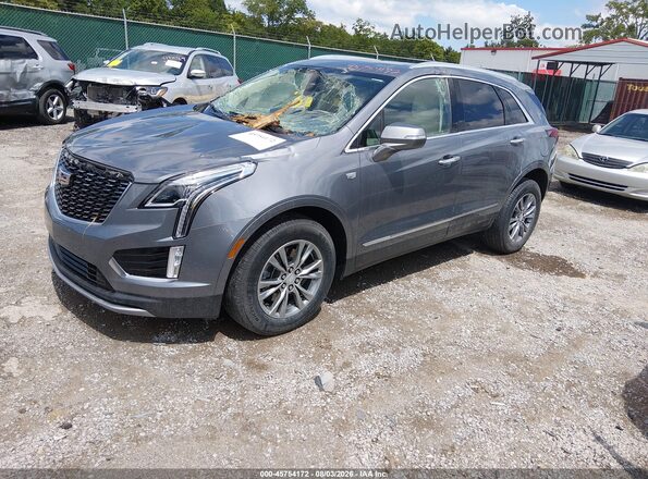 1GYKNDRS9MZ213532 2021 CADILLAC XT5 Gray Front left