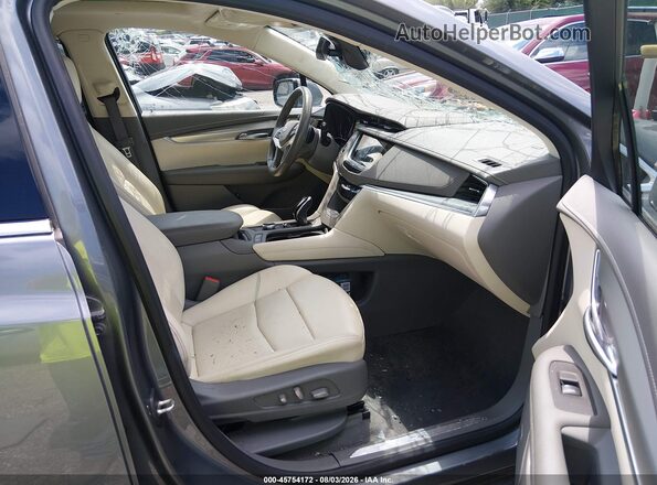 1GYKNDRS9MZ213532 2021 CADILLAC XT5 Gray Front interior view