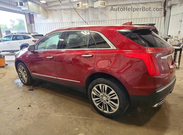 1GYKNERS5HZ144527 2017 CADILLAC XT5 Burgundy Trasero izquierdo