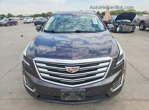 1GYKNERS5JZ117995 2018 CADILLAC XT5 Brown Vista del cuadro de instrumentos