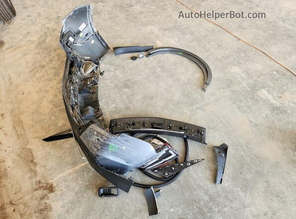 1GYKNFRS1MZ219921 2021 CADILLAC XT5 Gray Vista de la etiqueta del VIN
