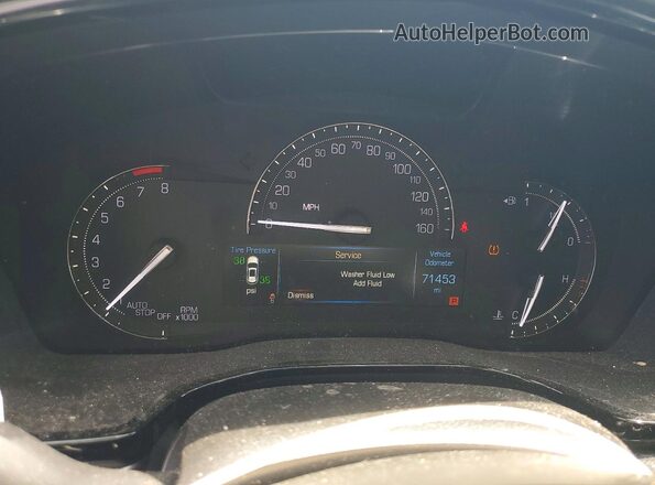 1GYKNFRS3KZ109529 2019 CADILLAC XT5 Белый Вид щитка приборов