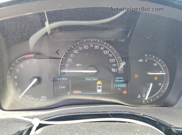 1GYKNFRS3KZ230982 2019 CADILLAC XT5 Black Widok zestawu wskaźników