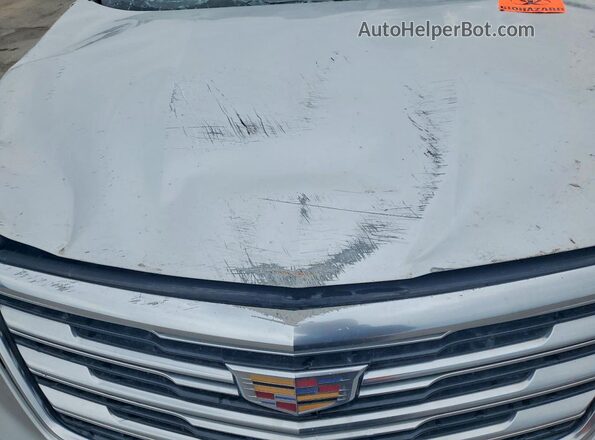 1GYKNFRS4JZ119596 2018 CADILLAC XT5 Silver Вид підкапотного простору