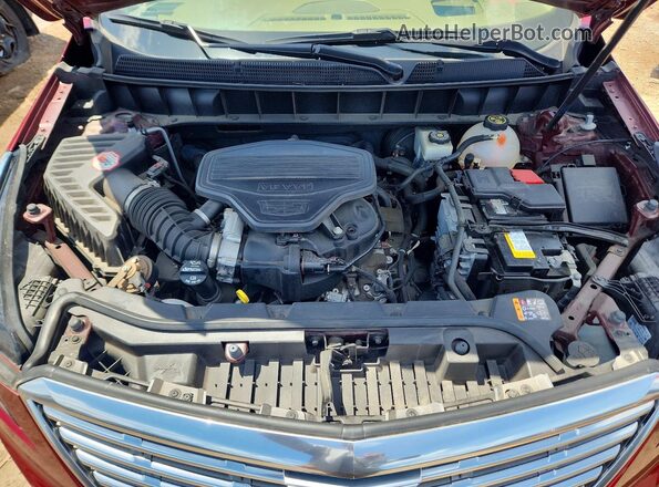 1GYKNFRSXHZ235380 2017 CADILLAC XT5 Red Vista interior trasera