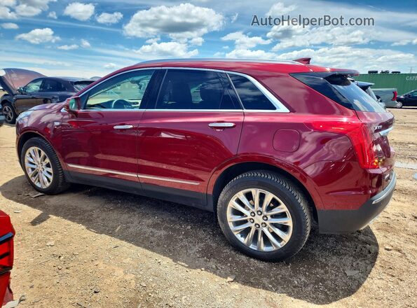 1GYKNFRSXHZ235380 2017 CADILLAC XT5 Red Trasero izquierdo