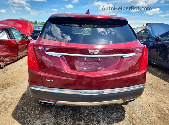 1GYKNFRSXHZ235380 2017 CADILLAC XT5 Red Vista trasera