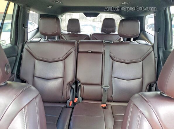 1GYKPCRS0MZ206618 2021 CADILLAC XT6 Black უკანა სავარძლების ხედი